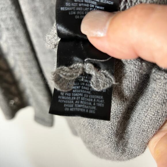 Knitted & Knotted by Anthropologie Wool Blend Messina Cardigan Women's XS Gray - Picture 7 of 8